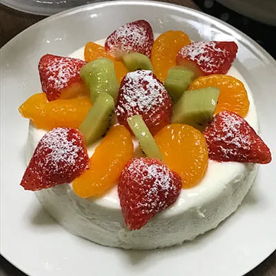 クリスマスヨーグルトケーキ